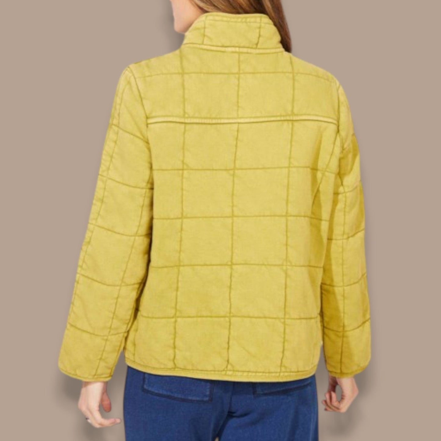 Escape - Quilted Zip Front Jacket
