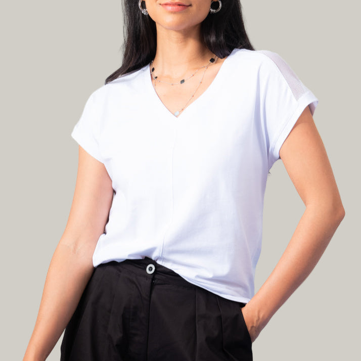 Elena Wang - Cap Sleeve Top
