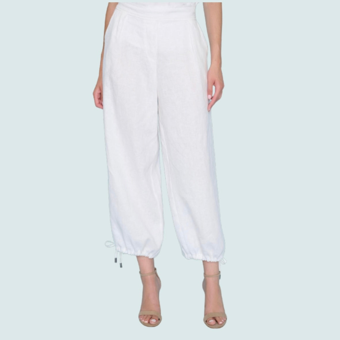 Picadilly - Crop Pants With Ankle Tie