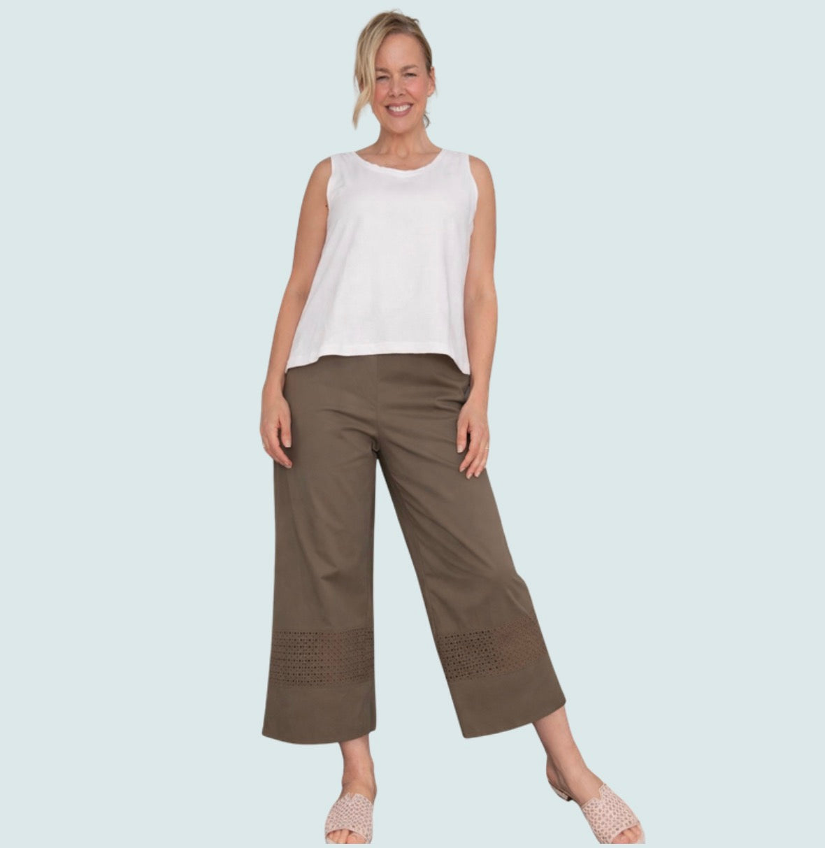 Renuar - Elastic Waist Pant