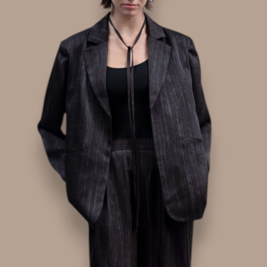 Haako - Pinstripe Relaxed Blazer