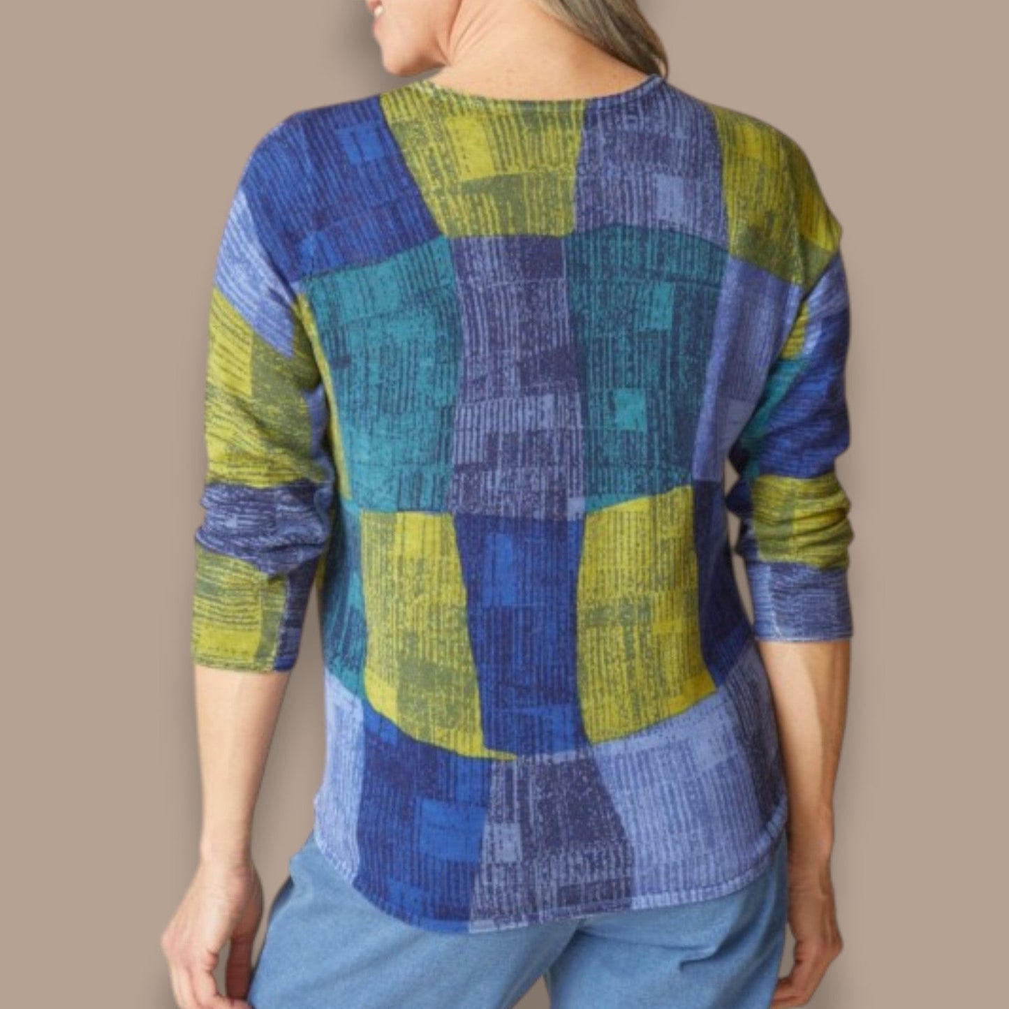 Habitat - Colour Block Print Top