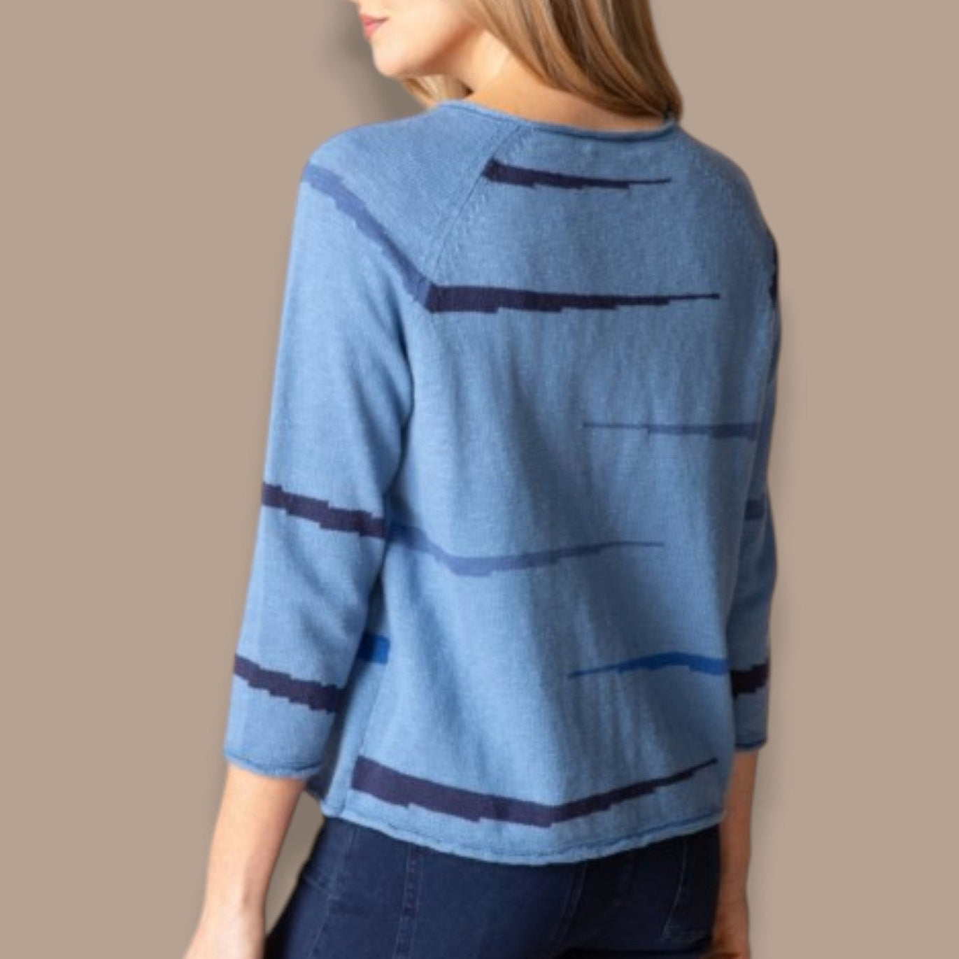 Habitat - Brushstroke Stripe Pullover