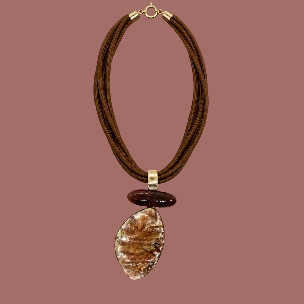 Audrey's - Resin Rope Necklace