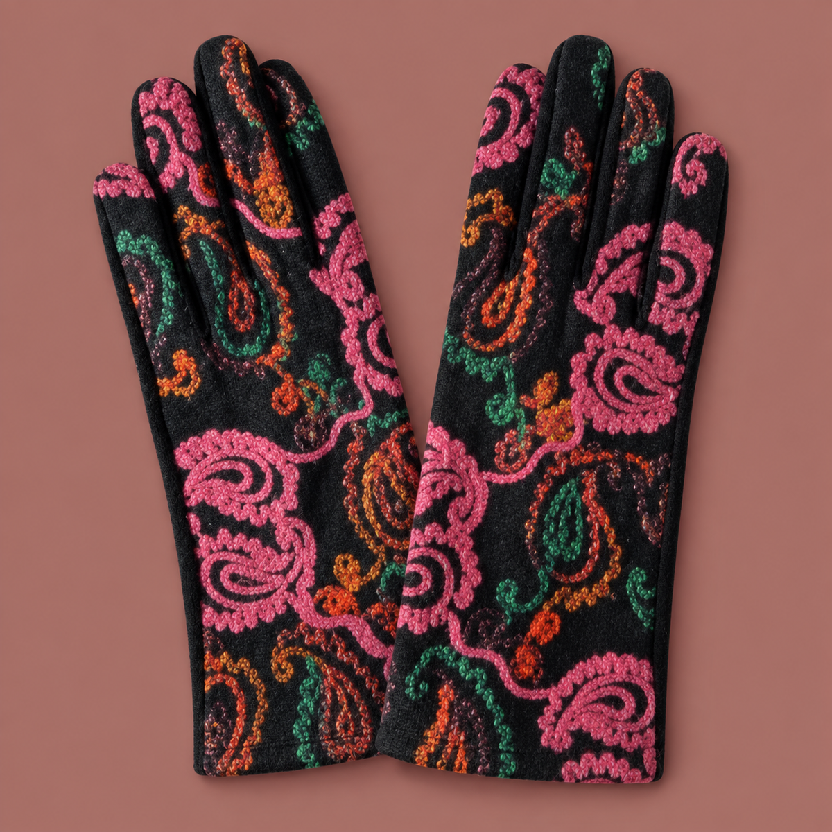 Luv & Co - Paisley Upholstered Gloves