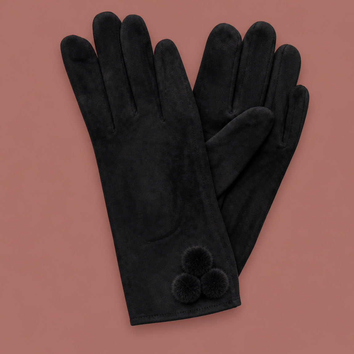 Audrey's - Pompom Trio Gloves