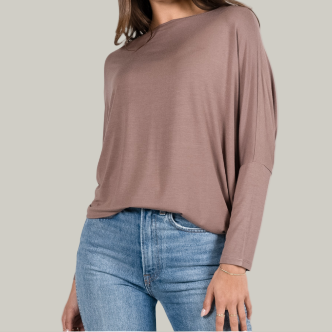 C'est Moi - Bamboo Boatneck Top
