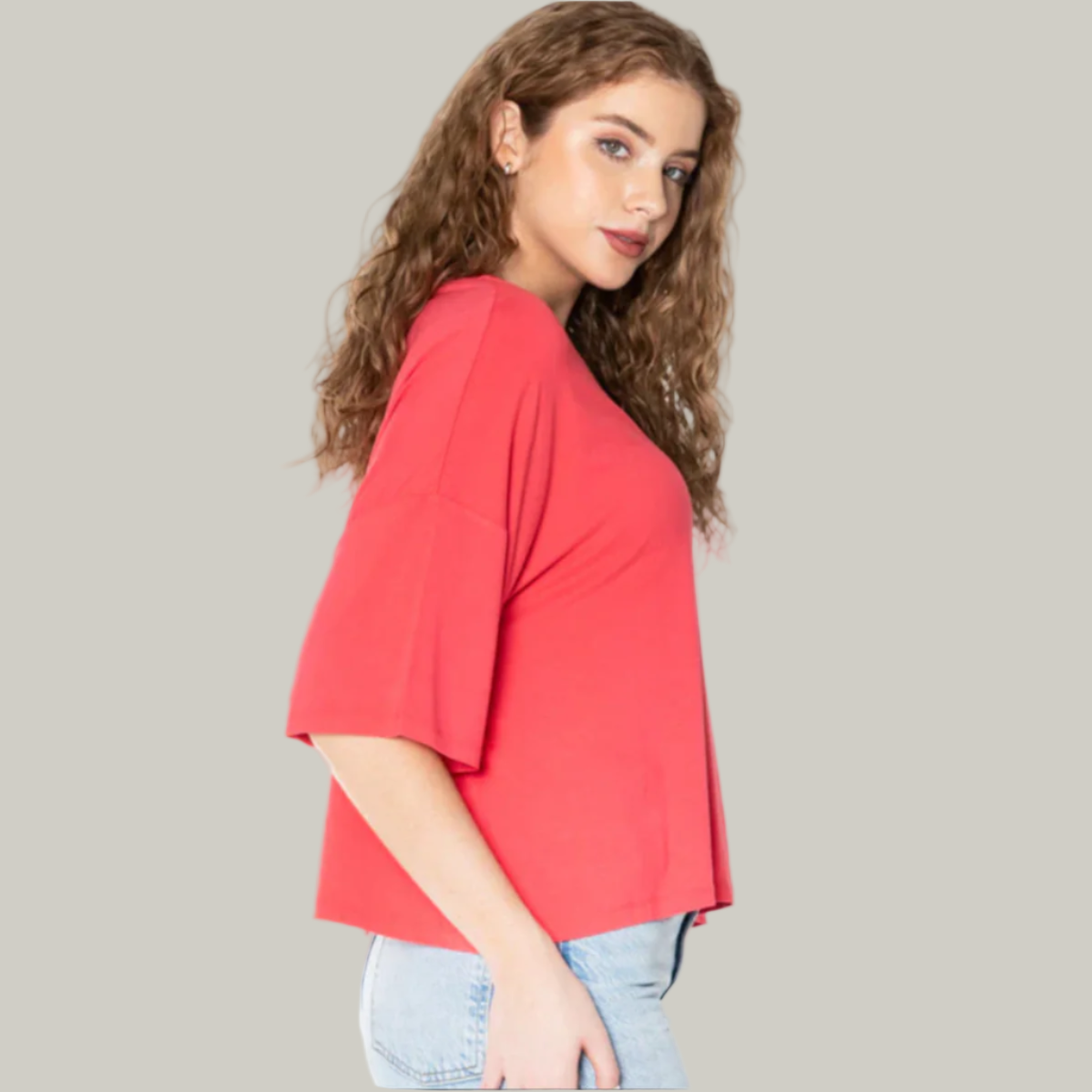 C'est Moi - Crop Boxy Top