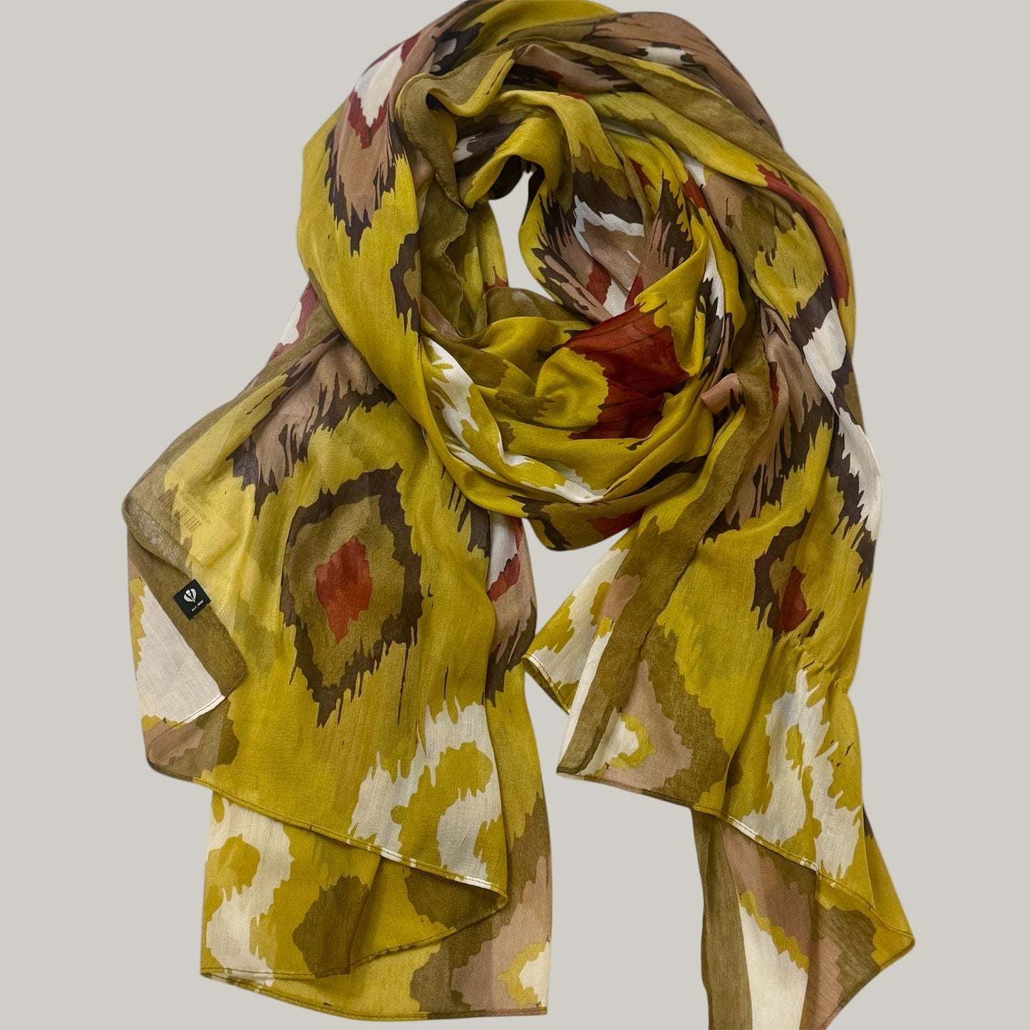 Fraas - Gold Rush Abstract Scarf