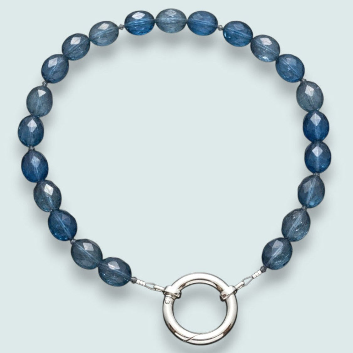 Lofttan - Petite Neleigha Blue - Silver Necklace