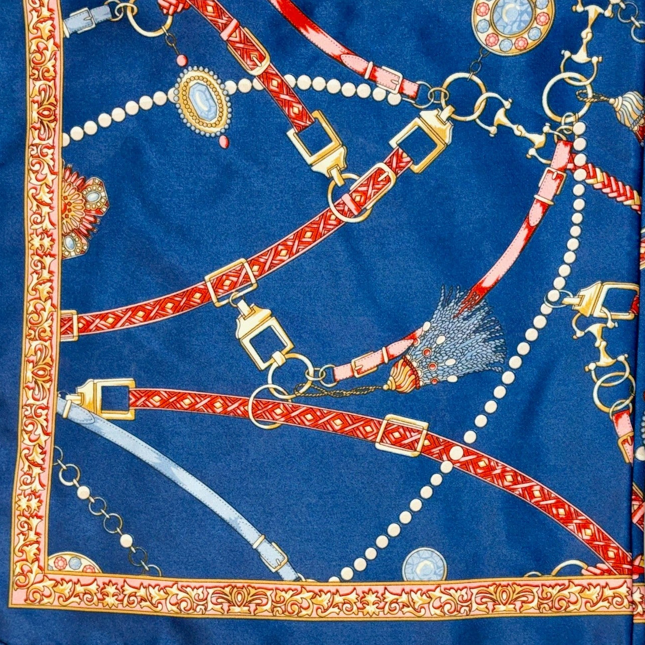 Audrey's - Imperial Navy Equestrian Scarf