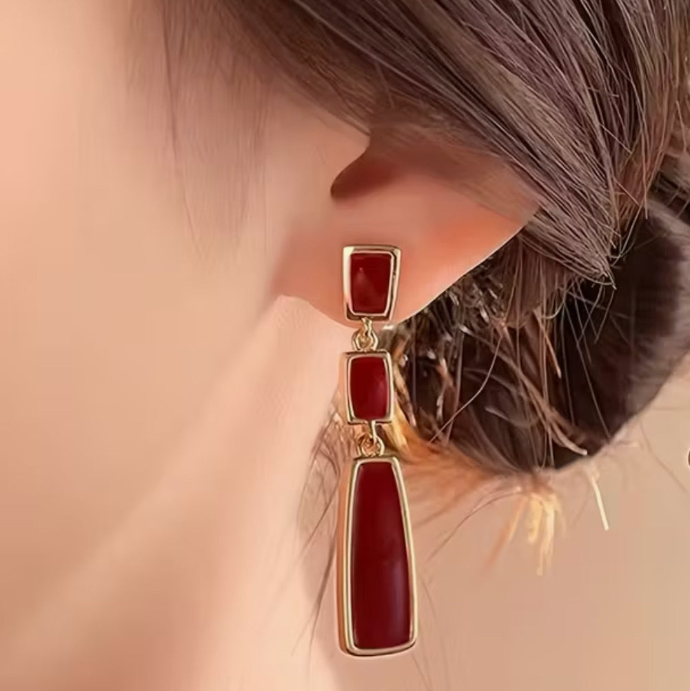 Audrey's - Burnt Sienna Dangling Earring