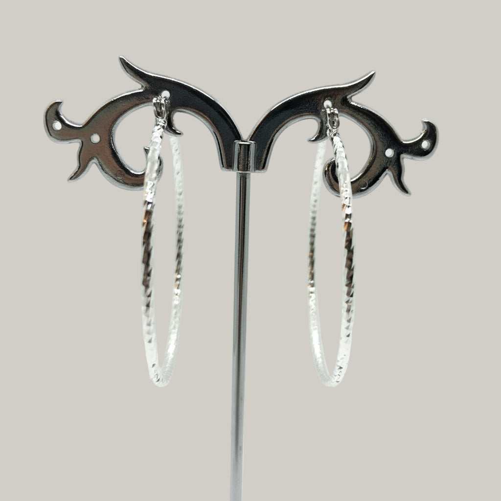 EL-KA - Textured Hoop Earrings
