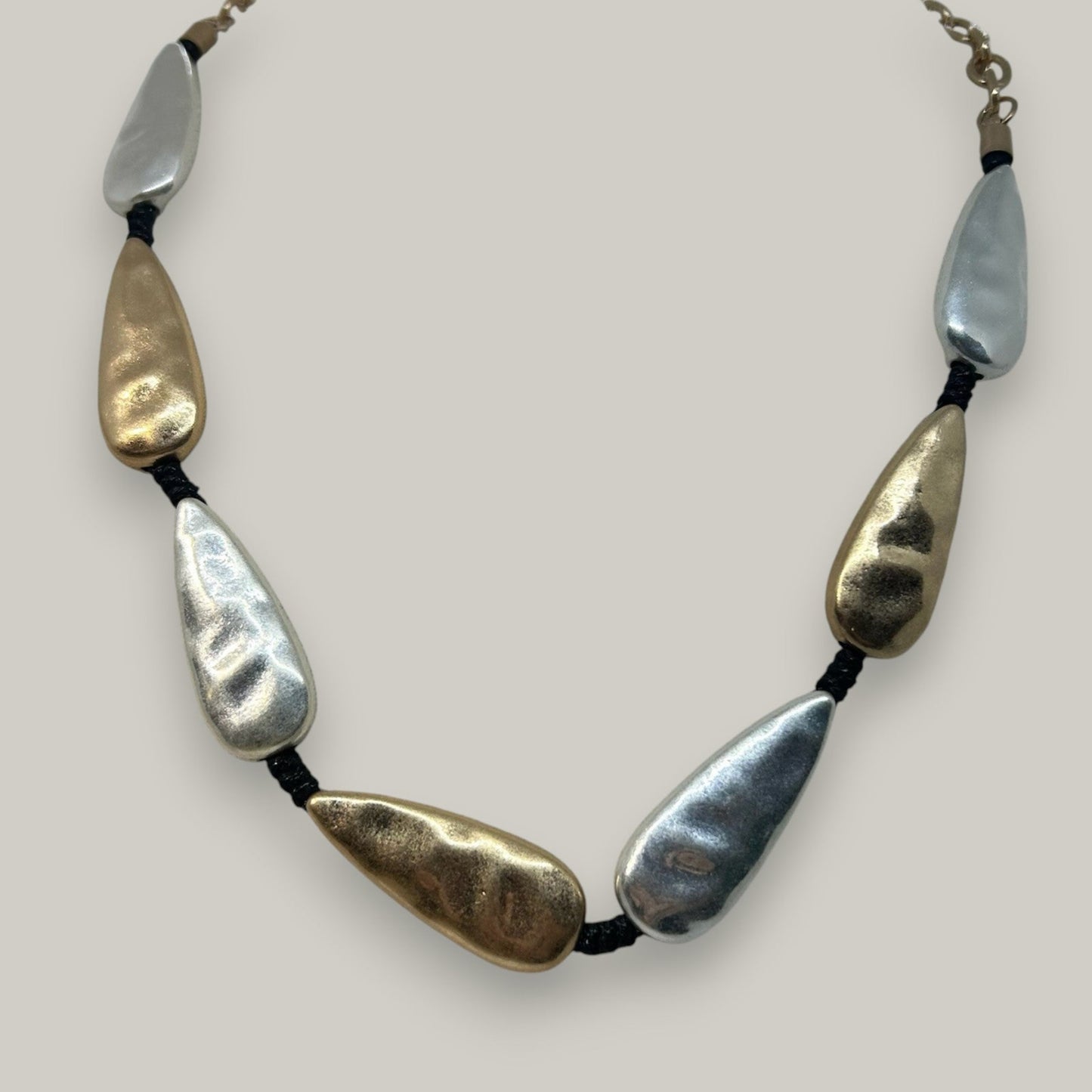 Merx - Dual Tone Droplet Necklace