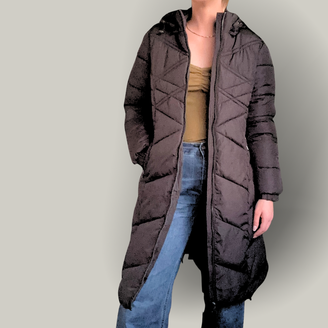 Sunday - Long Puffer Coat With Hood