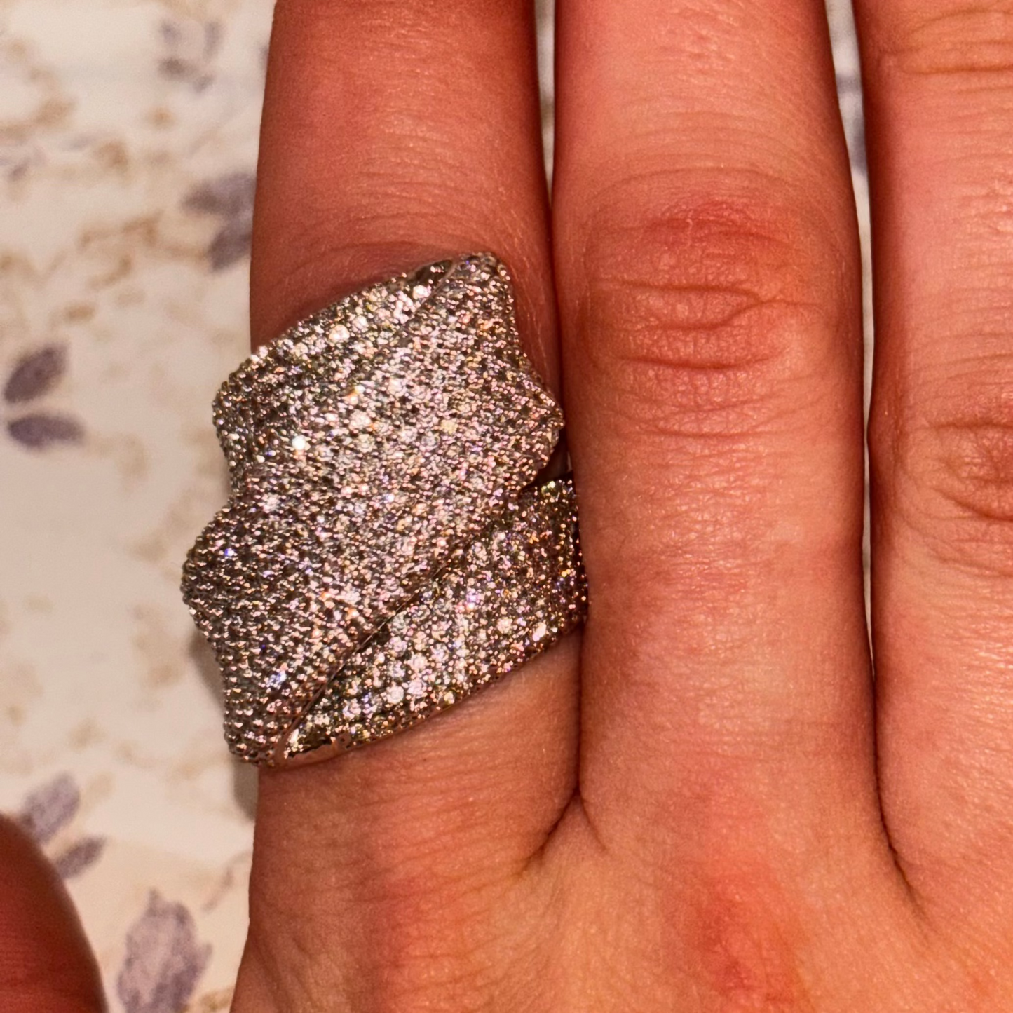 Evershine - Large Zig-Zag Style Ring