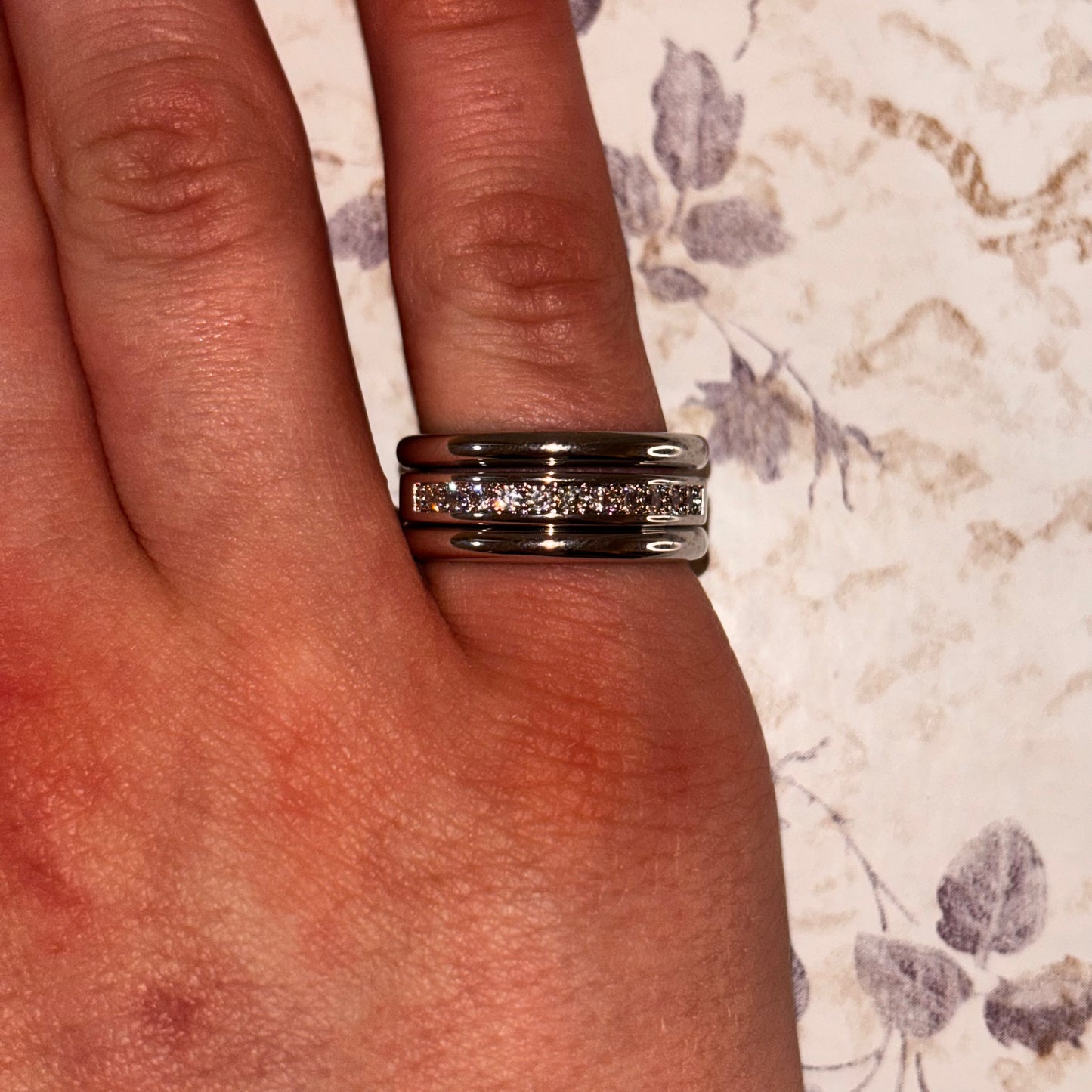 Evershine - Studded Diamond Banded Ring