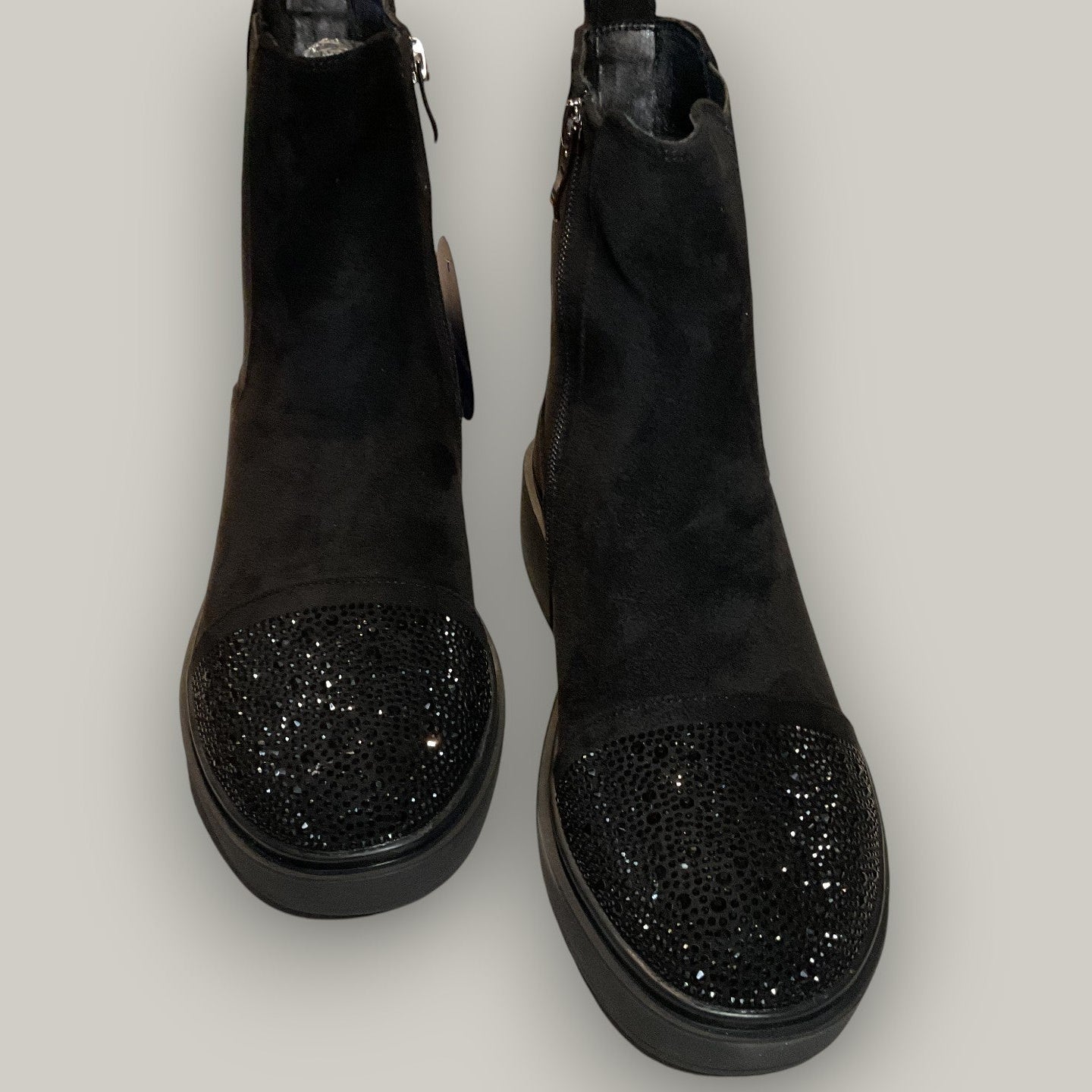 Little Empresses - Crystal Toe Bootie