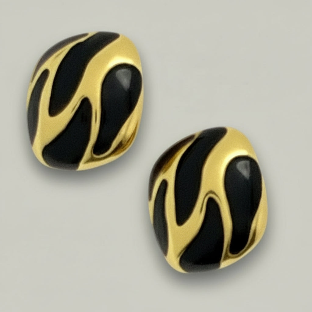 Audrey's - Gilded Wave Studs
