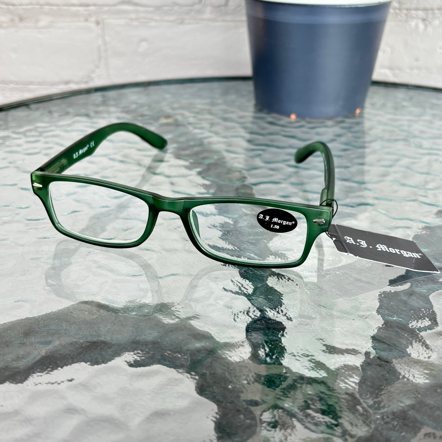 A.J. Morgan - Small Rectangle Reading Glasses