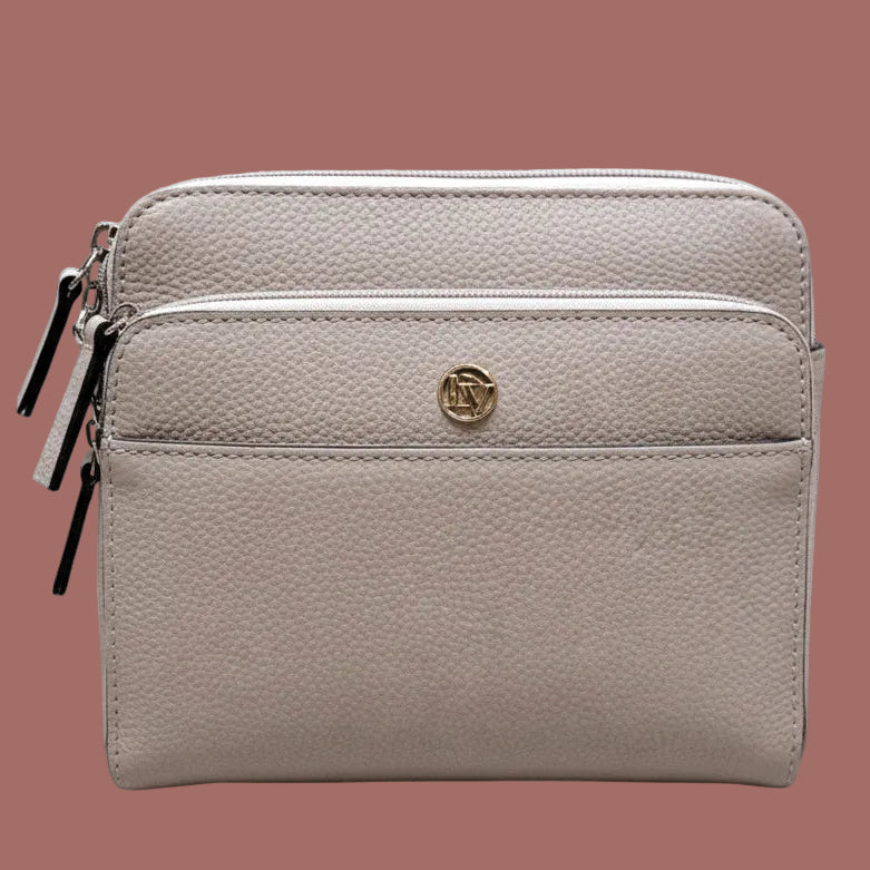 La Diva - Top Zip Crossbody Purse