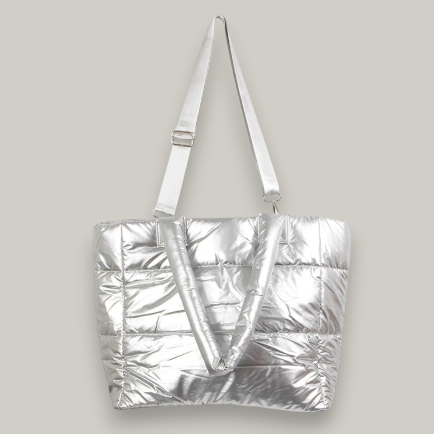 Audrey's - Metallic Puffer Tote