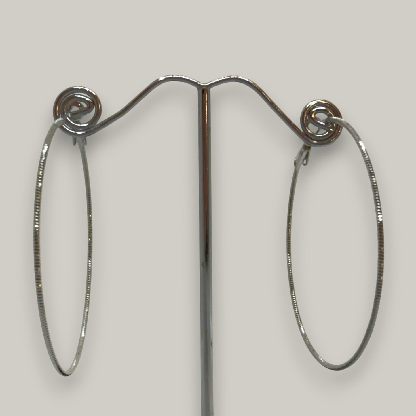 Evershine - Fine Textured Hoop Earrings