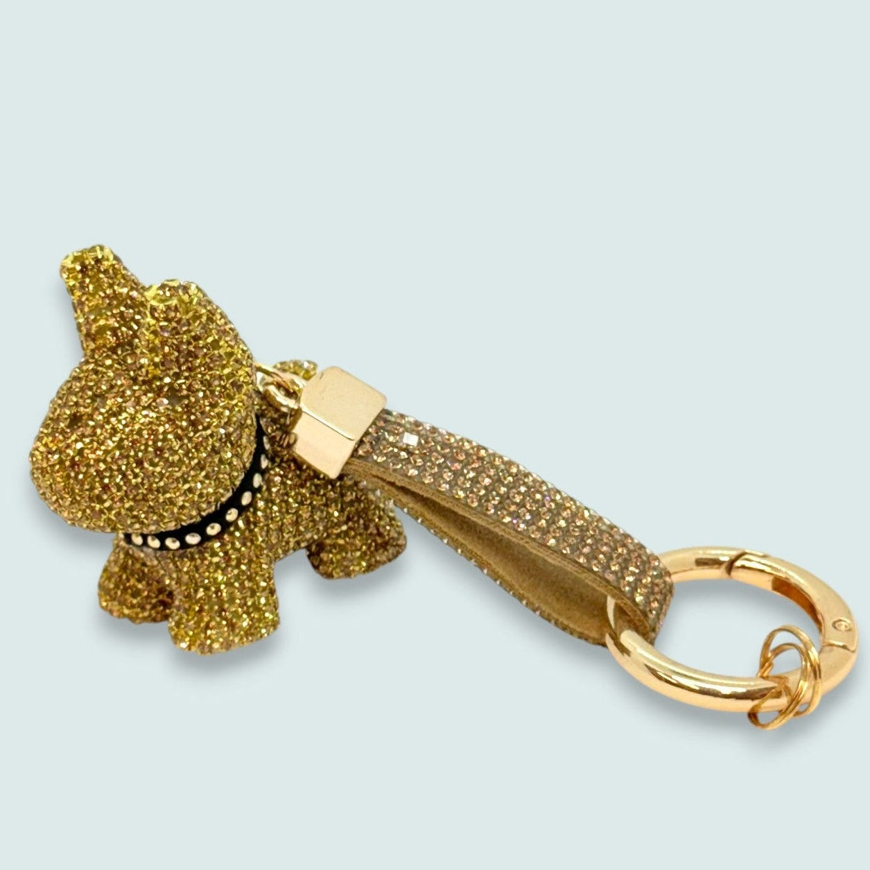 Audrey's - Crystal Pup Luxe Purse Charm & Keychain