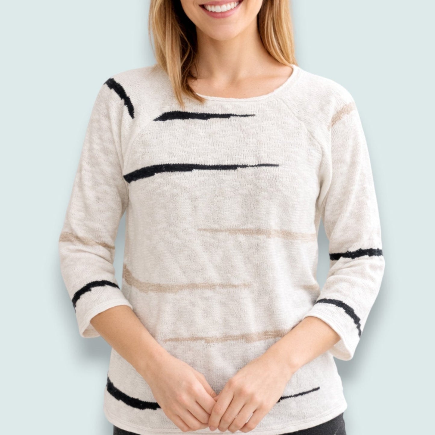 Habitat - Soft Horizon Stripe Knit Top