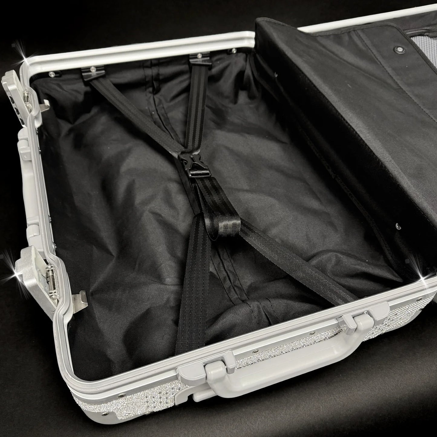 Jacqueline Kent - Rhinestone Carry On Luggage
