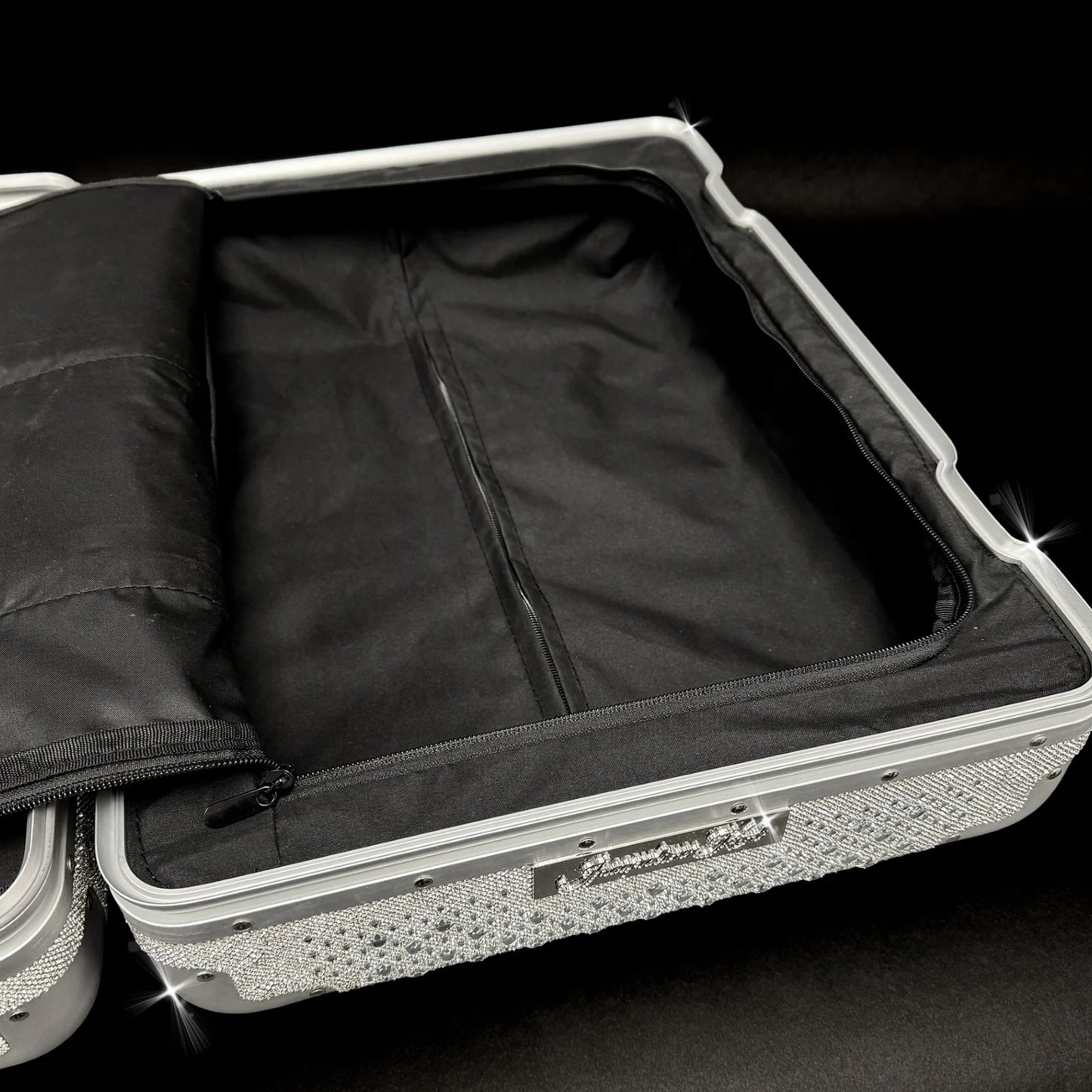 Jacqueline Kent - Rhinestone Carry On Luggage