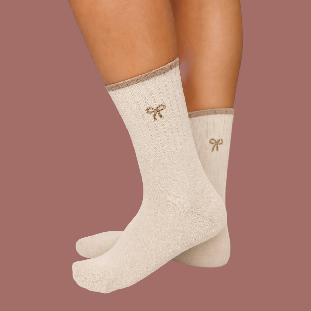 LimLim - Bow Crew Socks