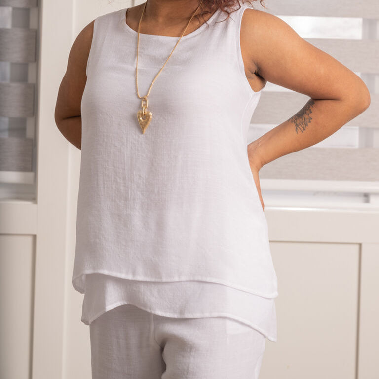 Goa - Layered Crew Neck Tank Top