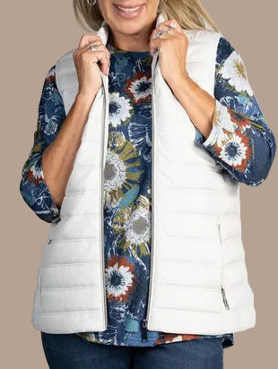 Moffi - Lightweight Quilted Zip-Front Vest