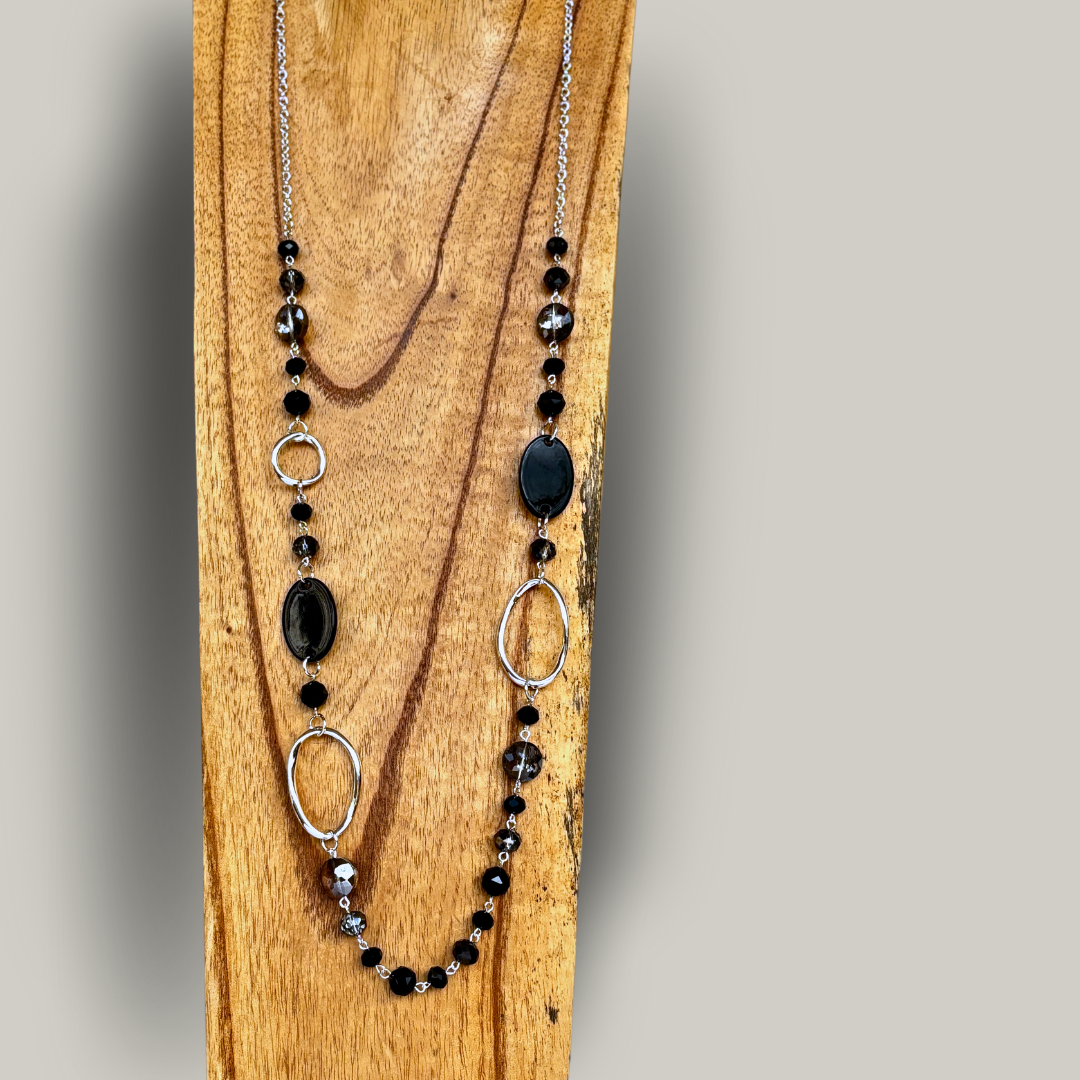 Red Coral - Coloured Chain Link Necklace