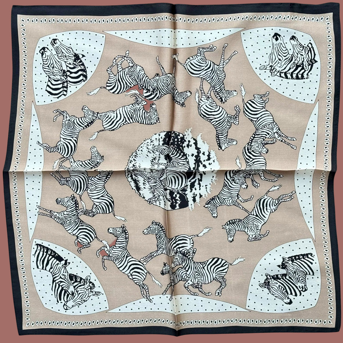 Tom & Eva - Zebra Carousel Scarf