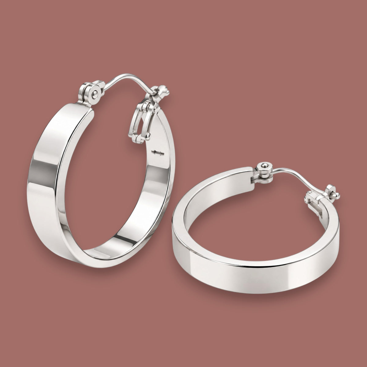 Audrey's - Polished Band Hoops