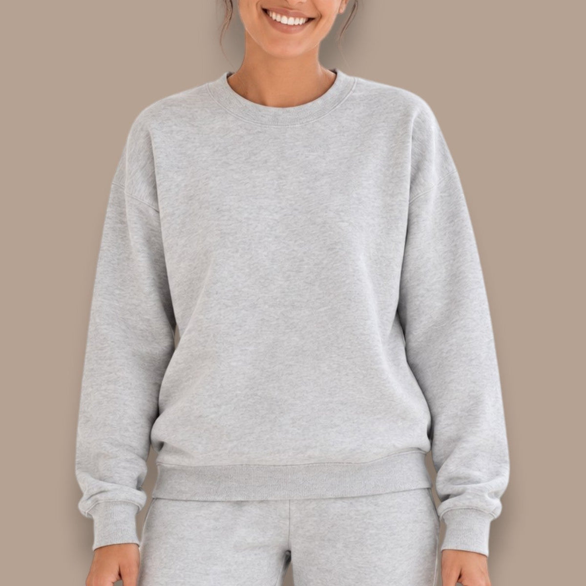 DKR - Ultra-Soft Brushed Fleece Crew Neck Sweatshirt