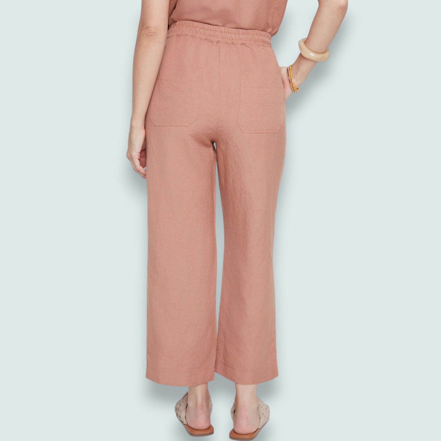 Renuar - Soft Mocha Drawstring Pant