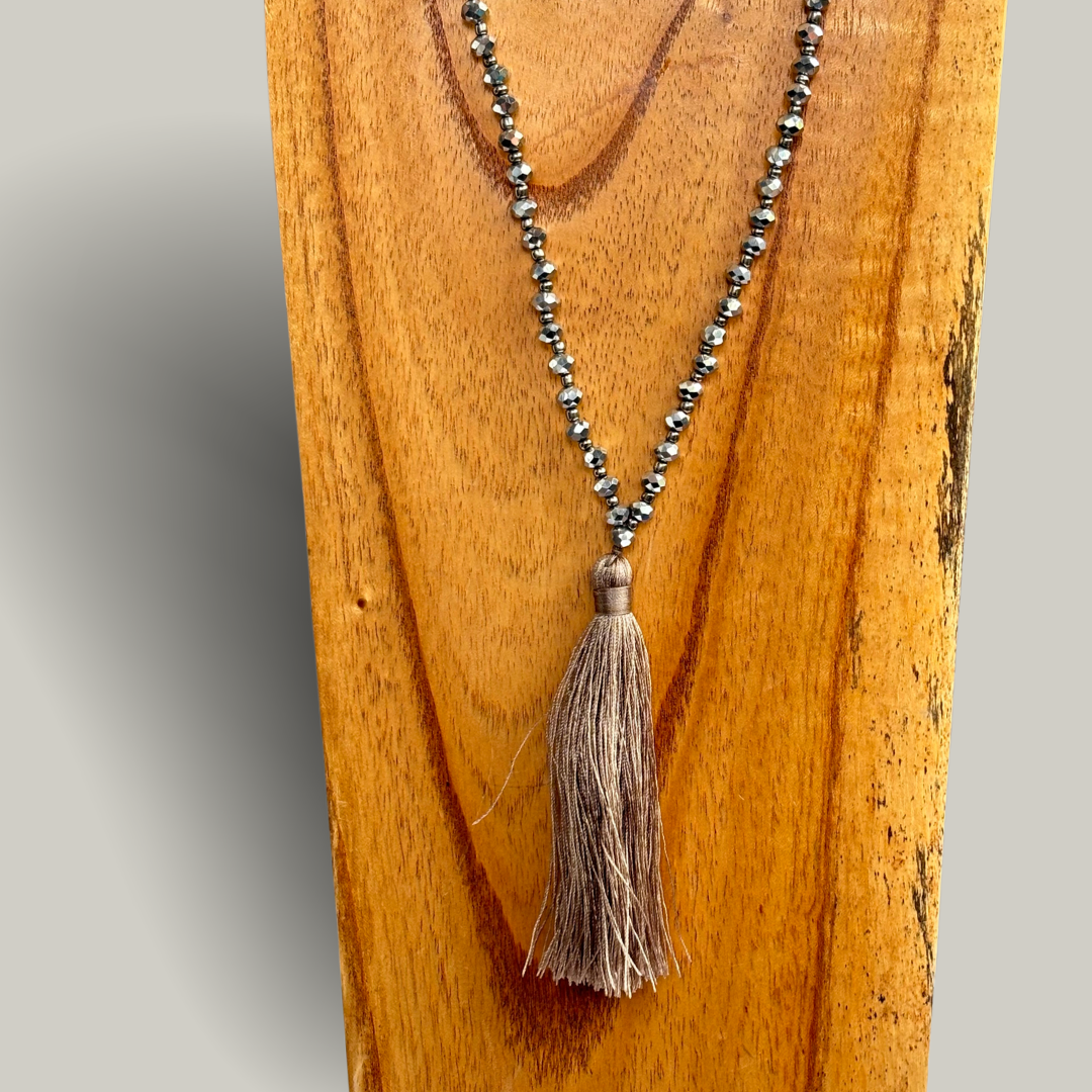 Suzie Blue - Crystal Beaded Necklace
