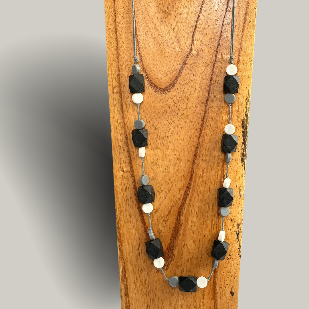 Suzie Blue - Long rope Beaded Necklace