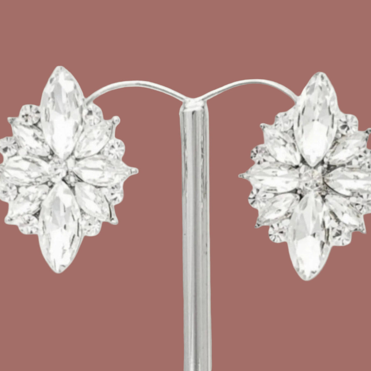Evershine - Starburst Elegance Clip-On Earrings