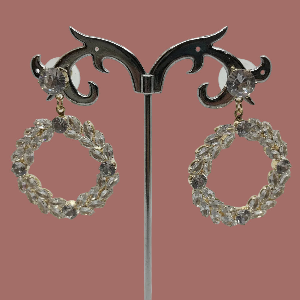 EL-KA - Crystal Wreath Earrings