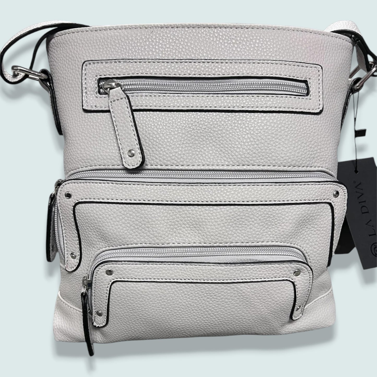 La Diva - Multi-Zip Crossbody Purse