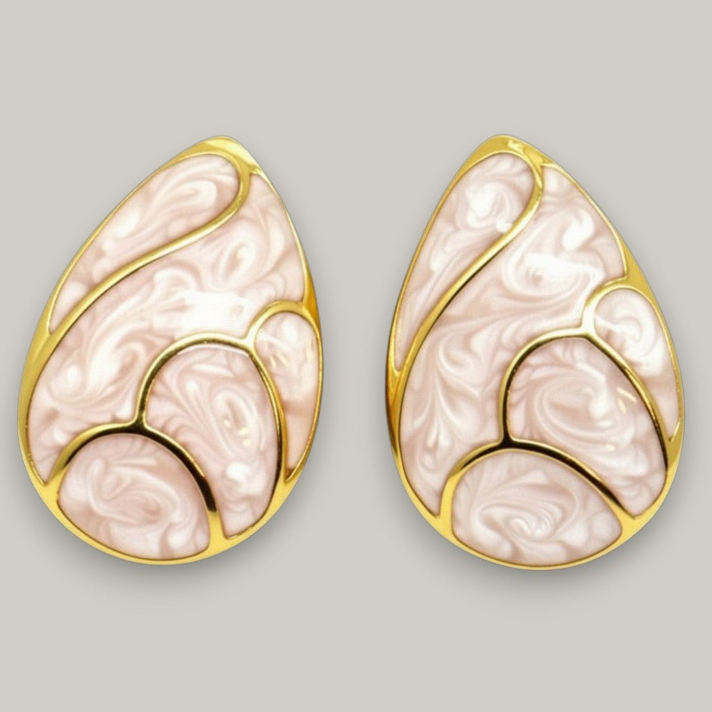 Audrey's - Blush Tides Teardrop Studs