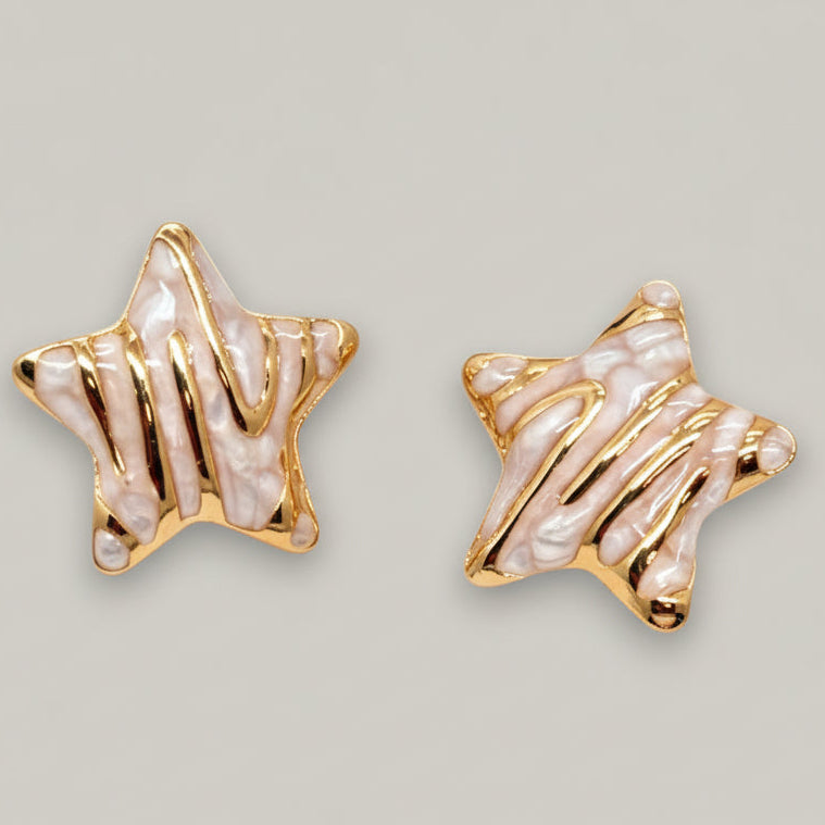 Audrey's - Soft Radiance Star Studs