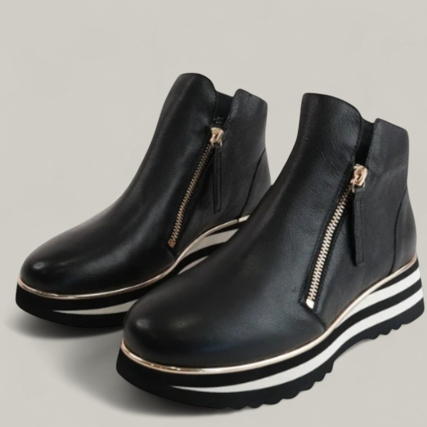 Django & Juliette - Evol Leather Wedge Bootie