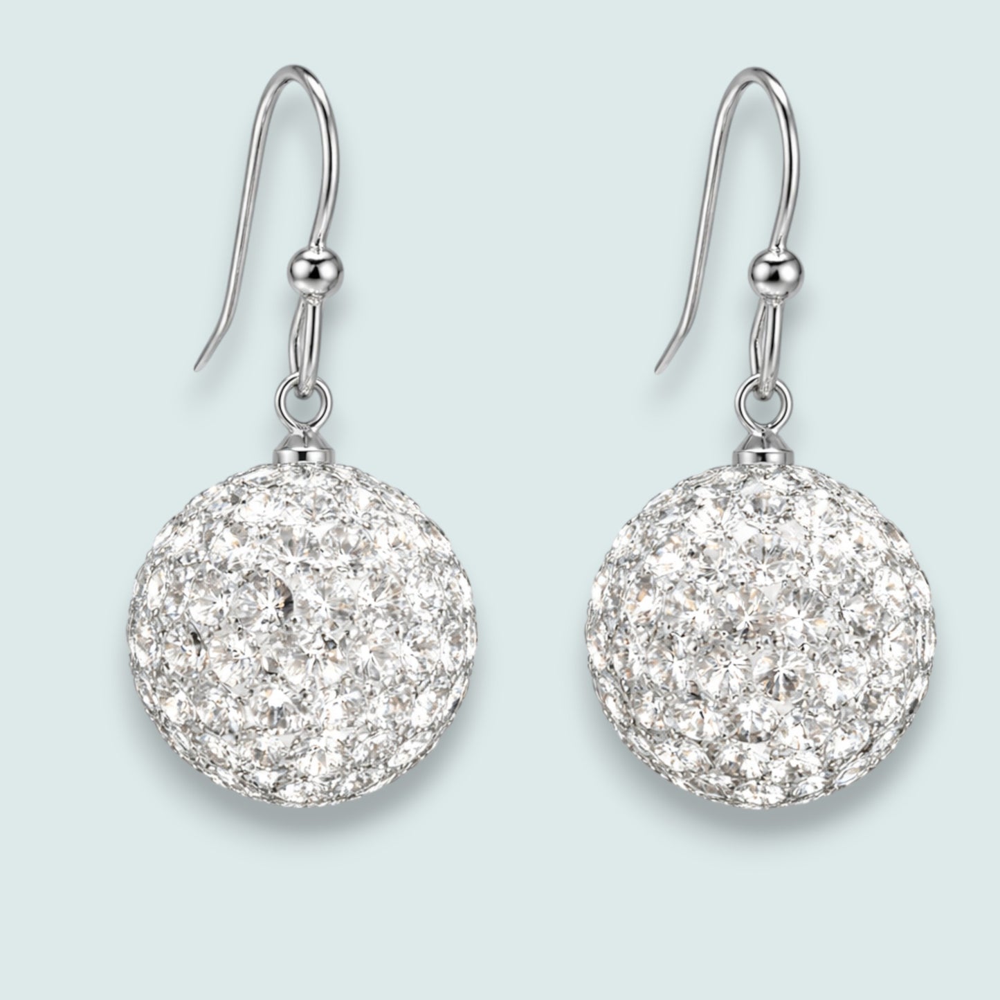 Audrey's - Crystal Radiance Pavé Stud Earrings