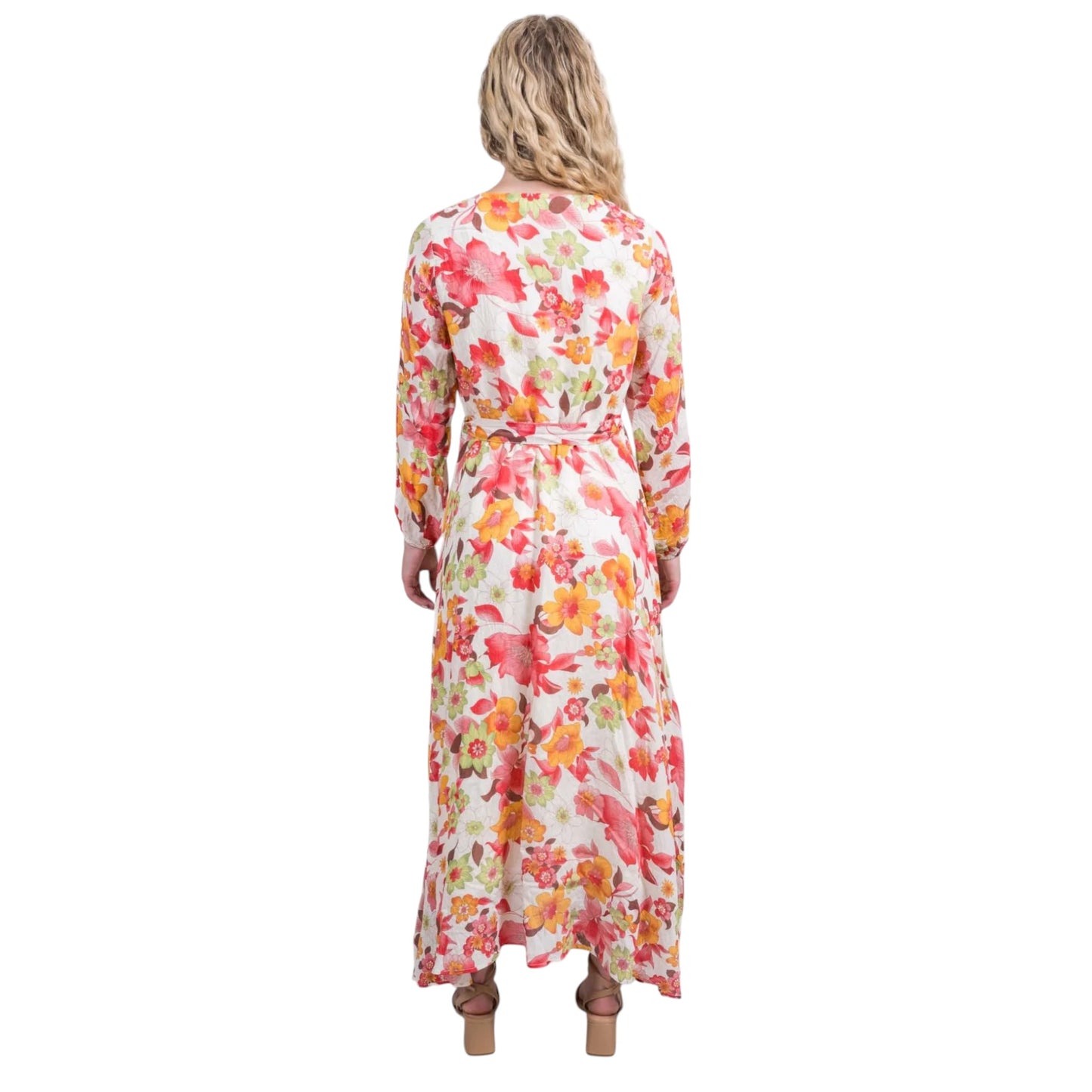 Trisha Tyler - V-Neck Layered Maxi Dress