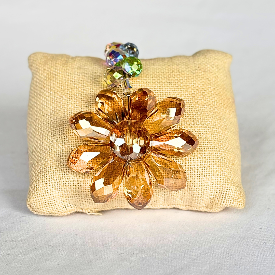 Jacqueline Kent - Beaded Flower Keychain